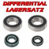Differential Kugellager Satz 2RS 4 Lager